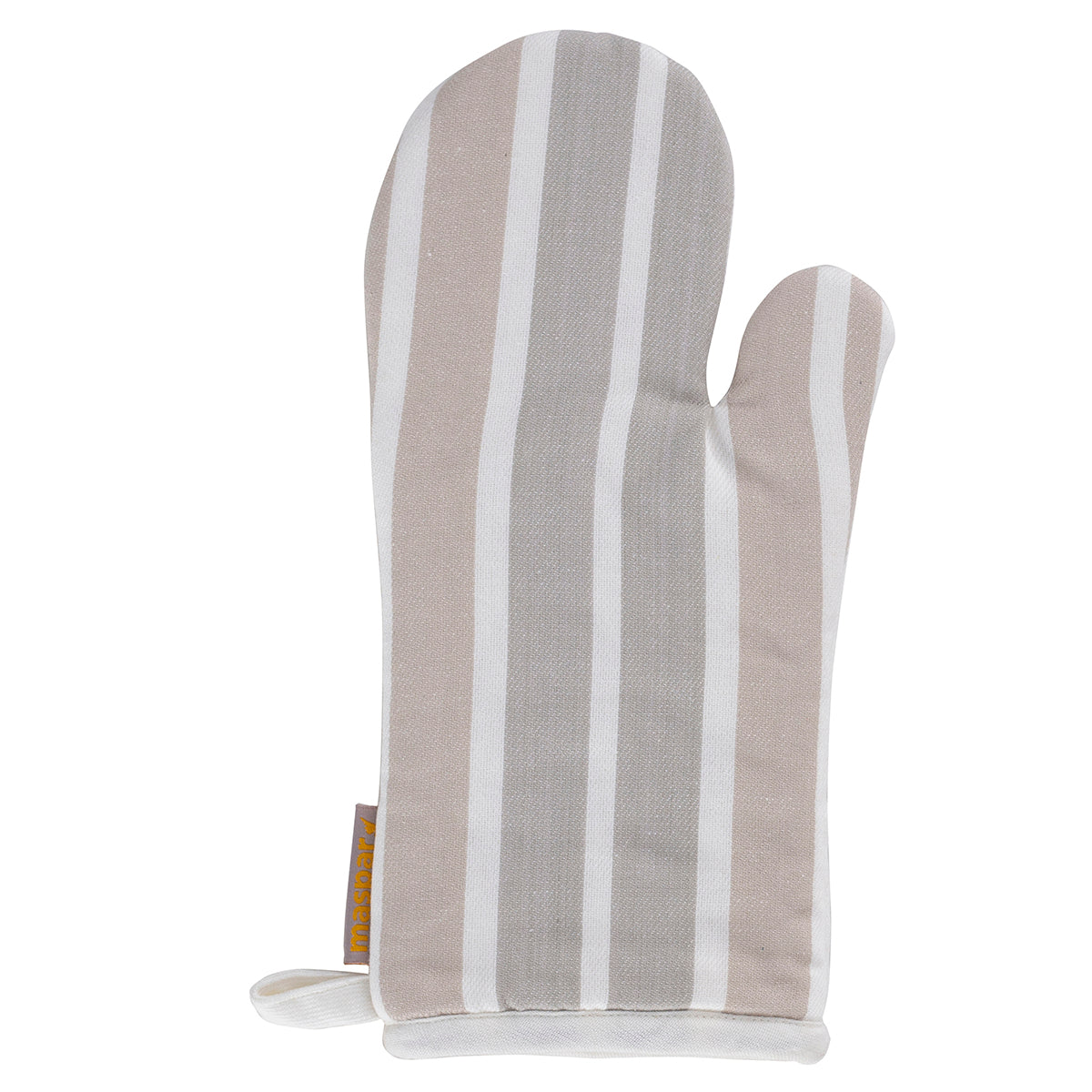 Maspar Printed Clem 2 PC Oven Mitt Set Beige