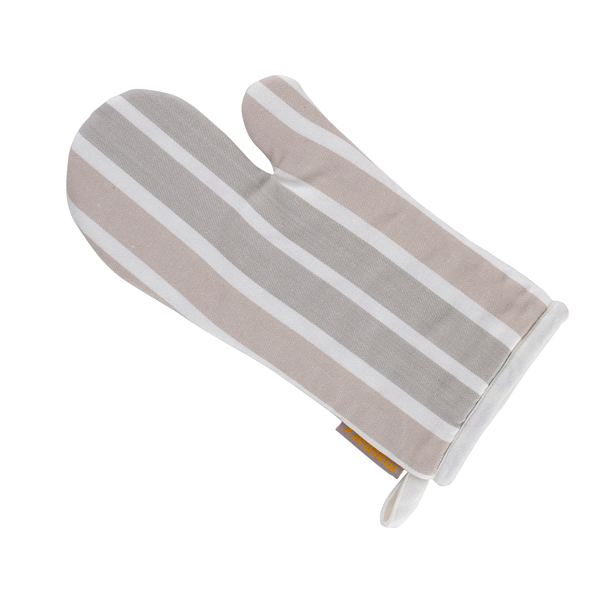 Maspar Printed Clem 2 PC Oven Mitt Set Beige