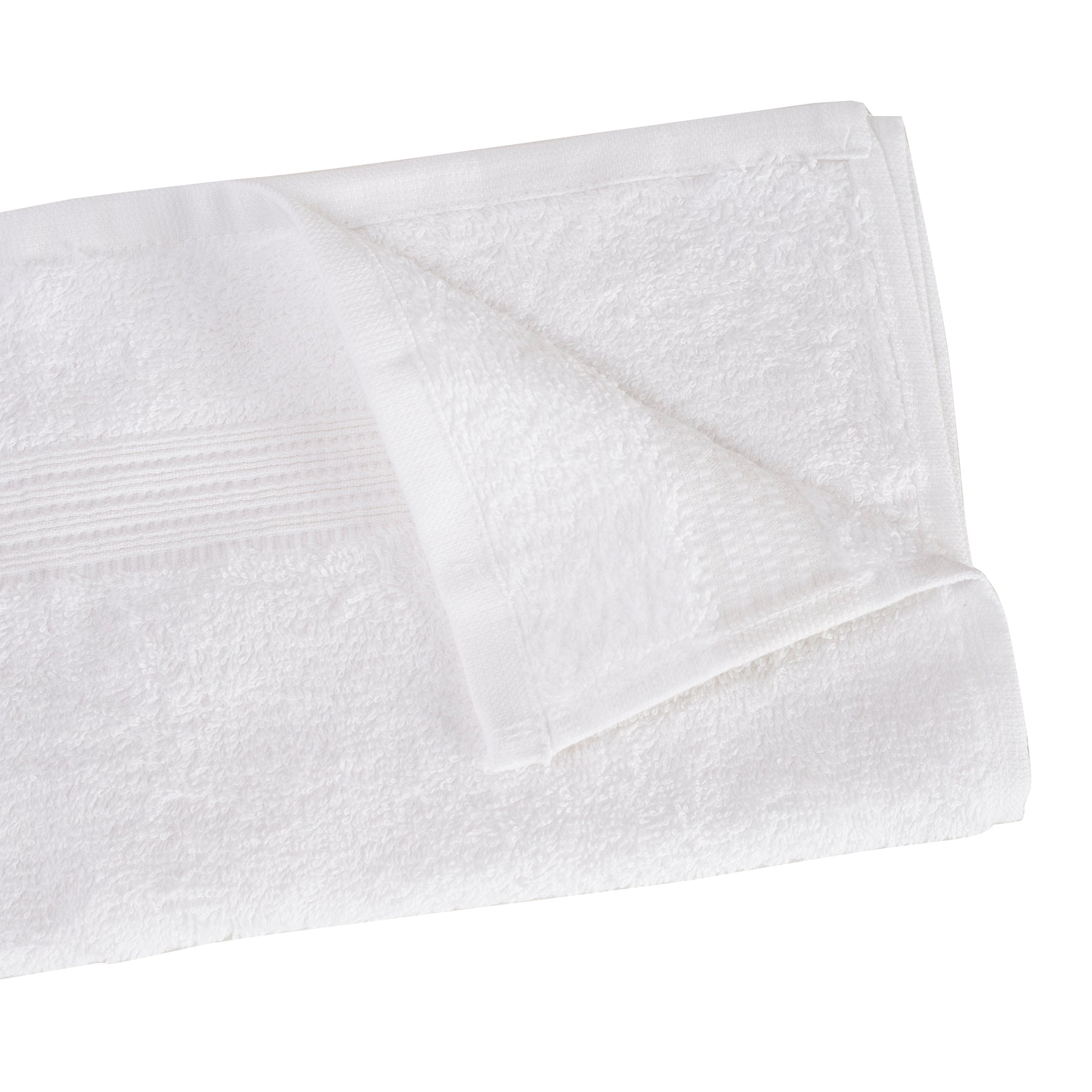 Jeneth Ultra-soft and highly absorbant White Towel Set