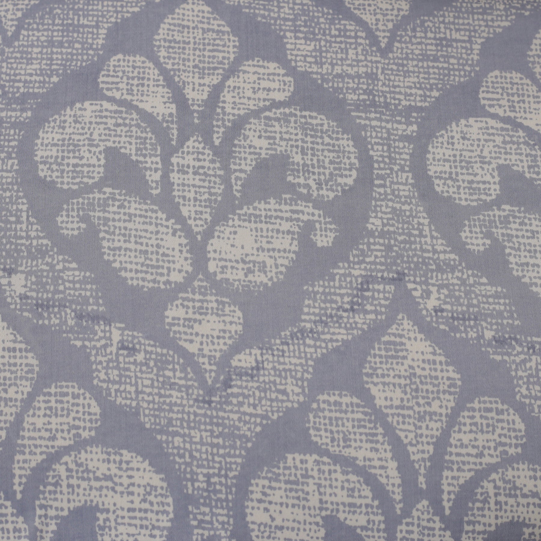 Folklore Transition Diamond Festivity Printed 100% Cotton Blue Ultra Soft Bed Sheet with Pillow Case