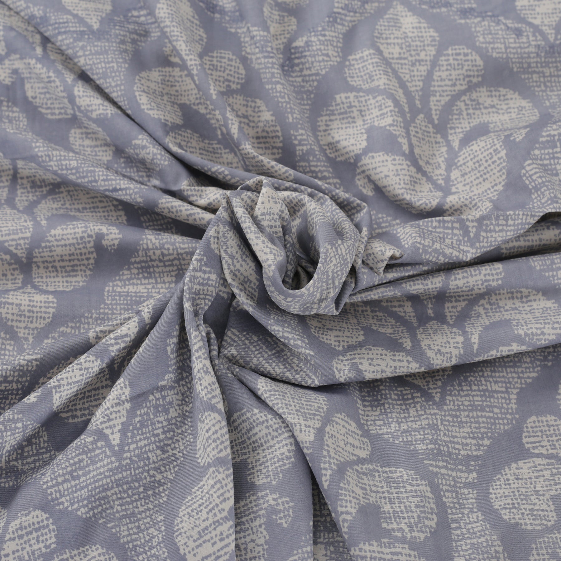Folklore Transition Diamond Festivity Printed 100% Cotton Blue Ultra Soft Bed Sheet with Pillow Case