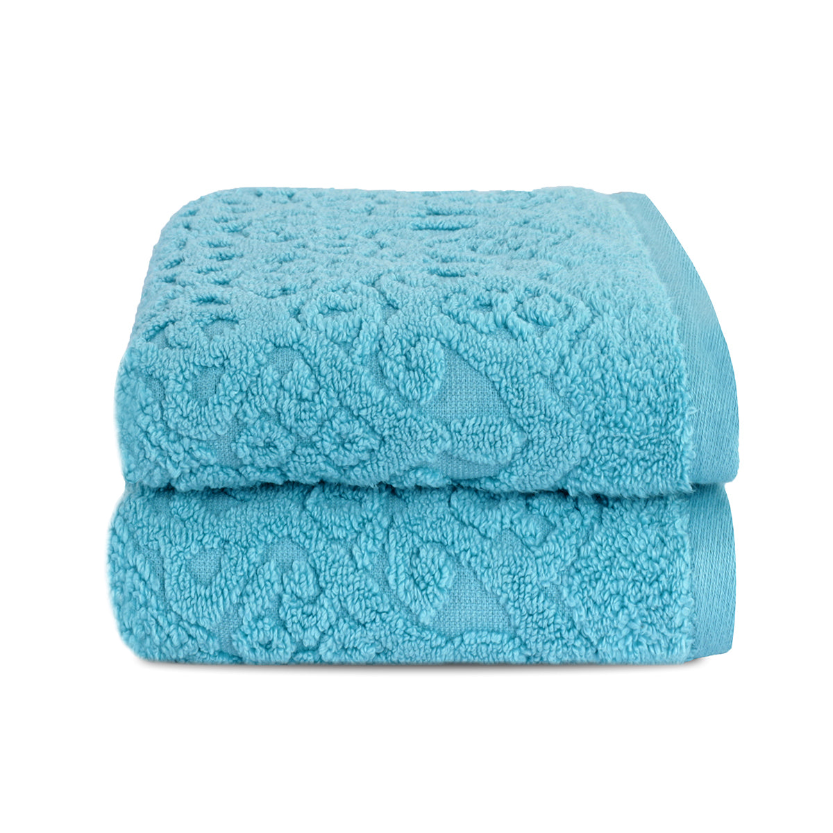 Windsor Antimicrobial Antifungal Zero Twist Fluffy Luxurious Fiji Blue Towel
