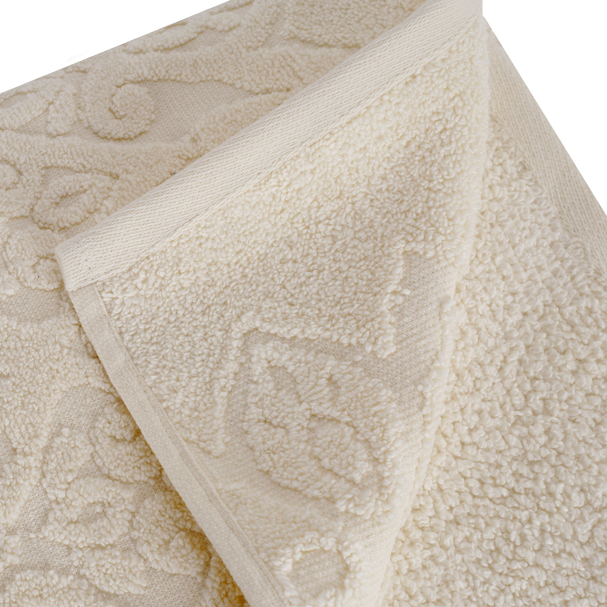 Windsor Antimicrobial Antifungal Zero Twist Fluffy Luxurious Cream Towel