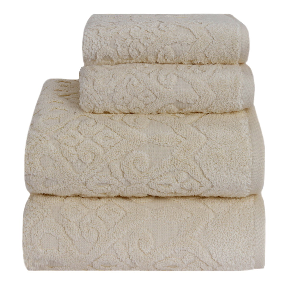 Windsor Antimicrobial Antifungal Zero Twist Fluffy Luxurious Cream Towel