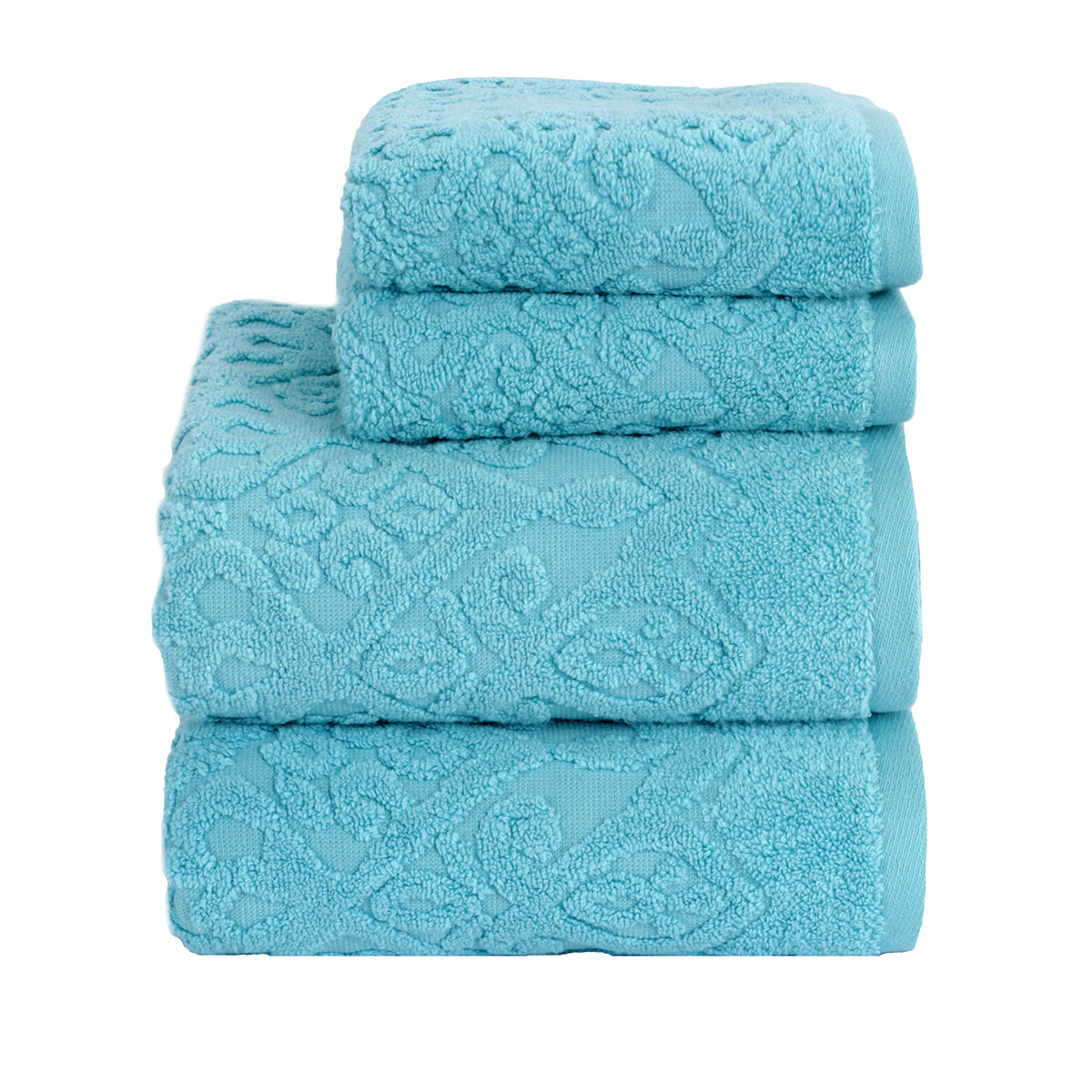 Windsor Antimicrobial Antifungal Zero Twist Fluffy Luxurious Fiji Blue Towel