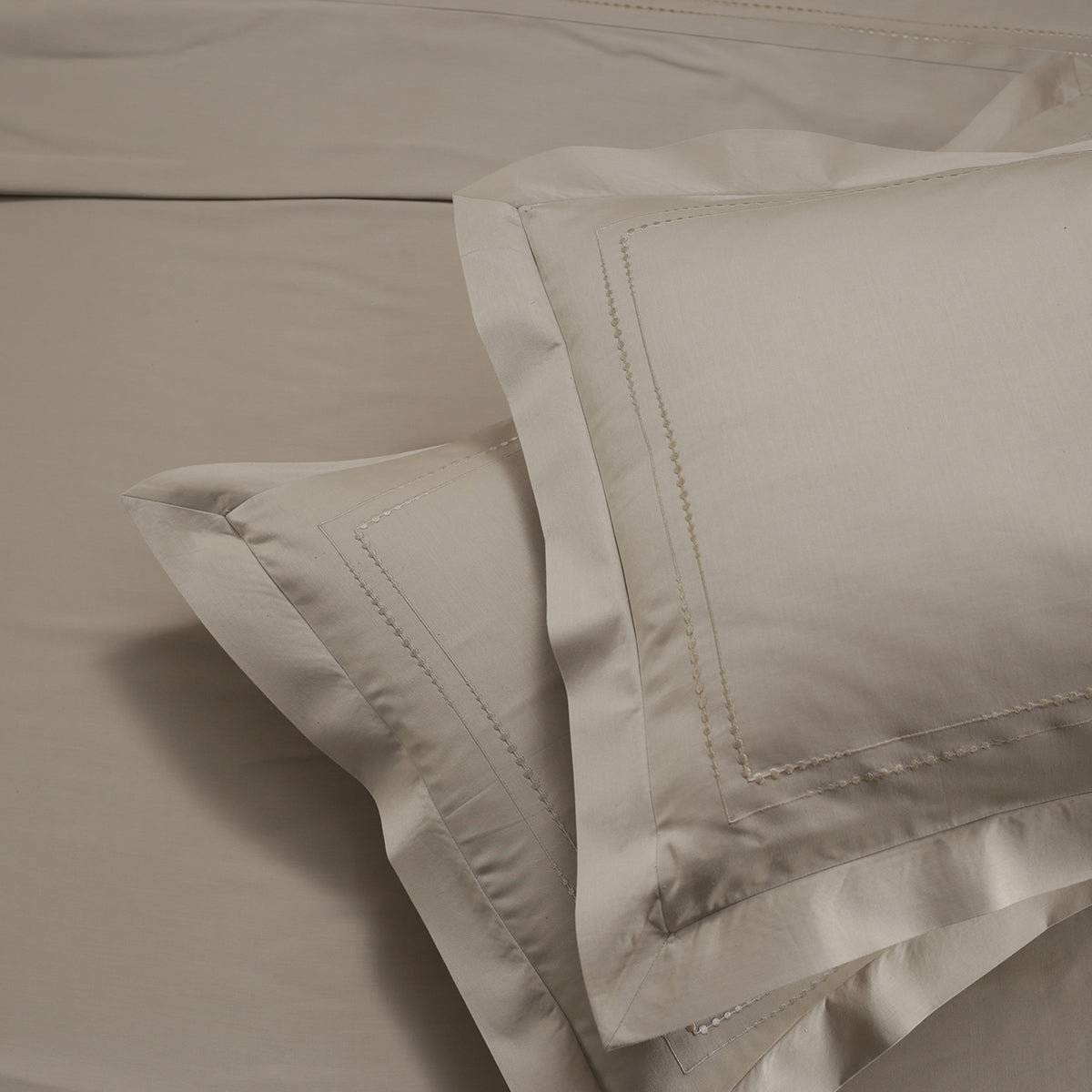 Nostalgic Attire Eiderdown Neutral 4PC Top Sheet Set