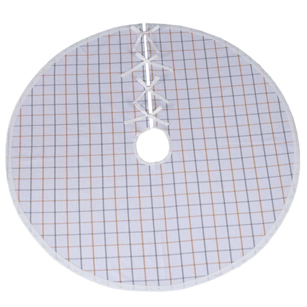 Maspar Carol 0 0 Tree Skirt White