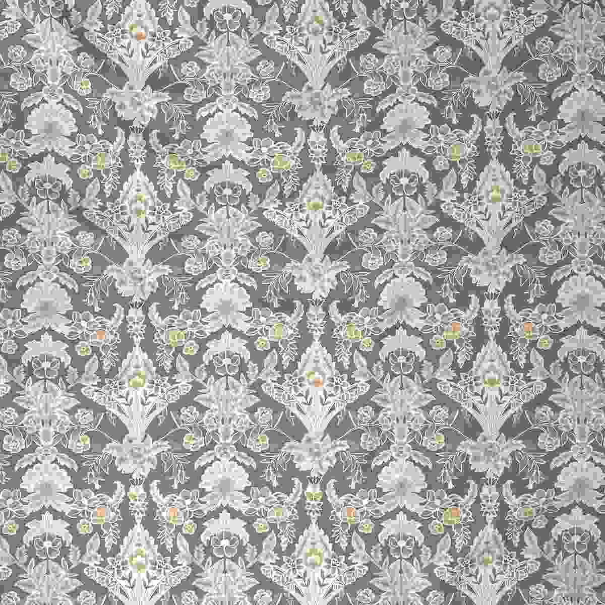 Regency Dark Flora Printed 210TC 100 %Cotton Neutral Bed Sheet with Pillow Case