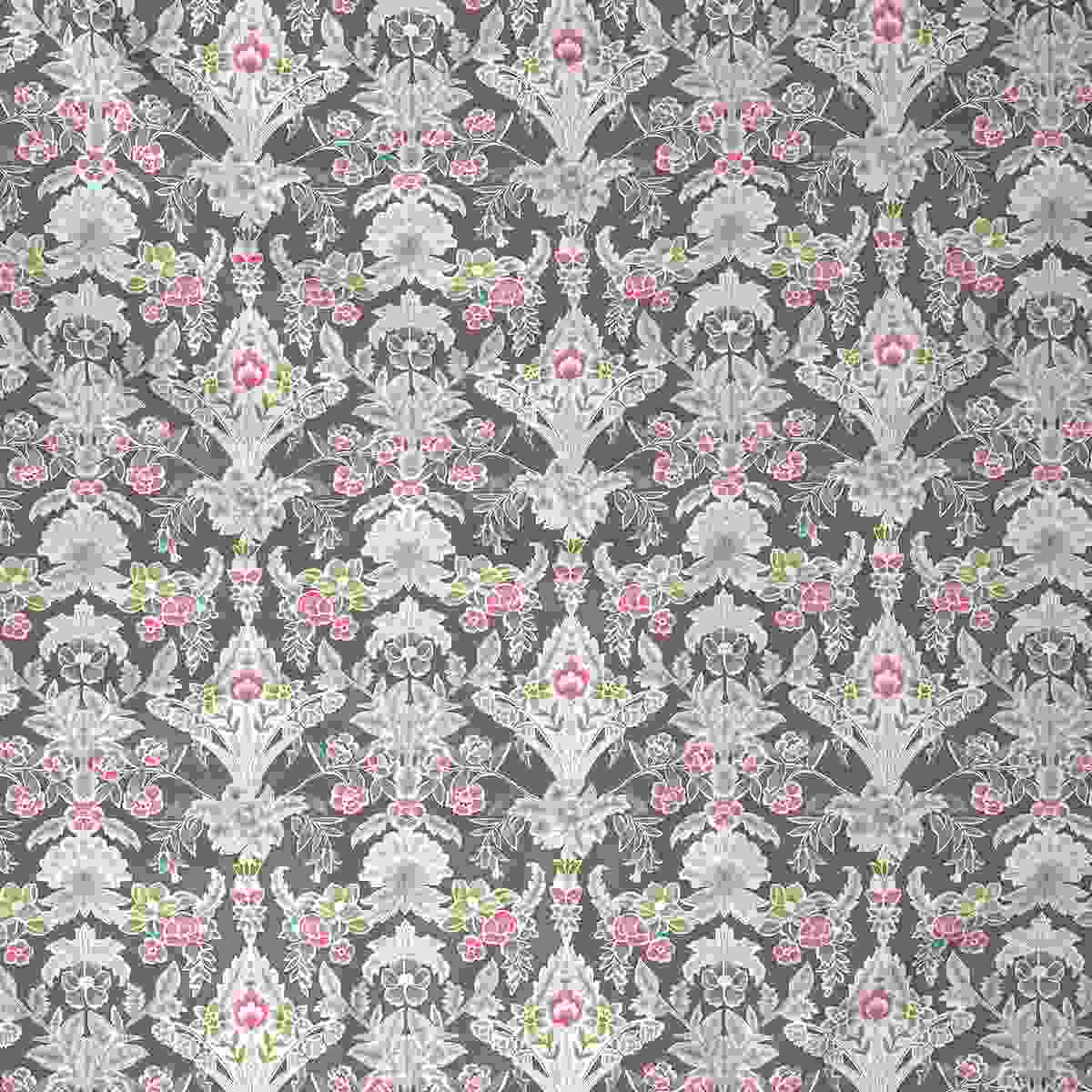 Regency Dark Flora Printed 210TC 100 %Cotton Neutral Bed Sheet with Pillow Case