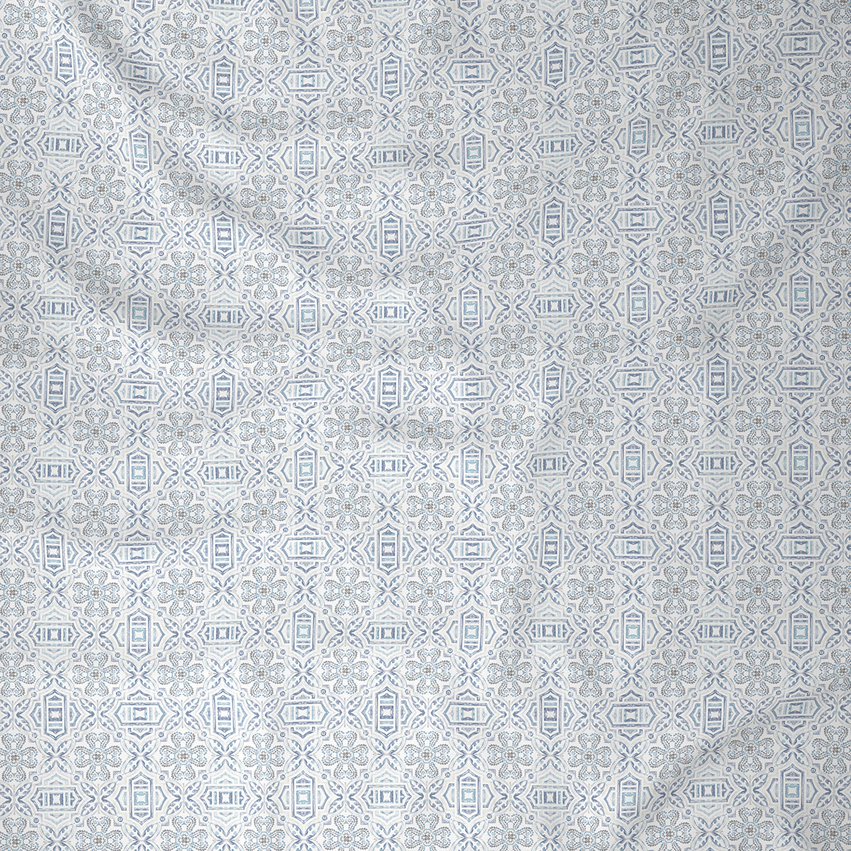 Hermosa Exotic Bouquet Kallie Blue Bed Sheet with Pillow Case