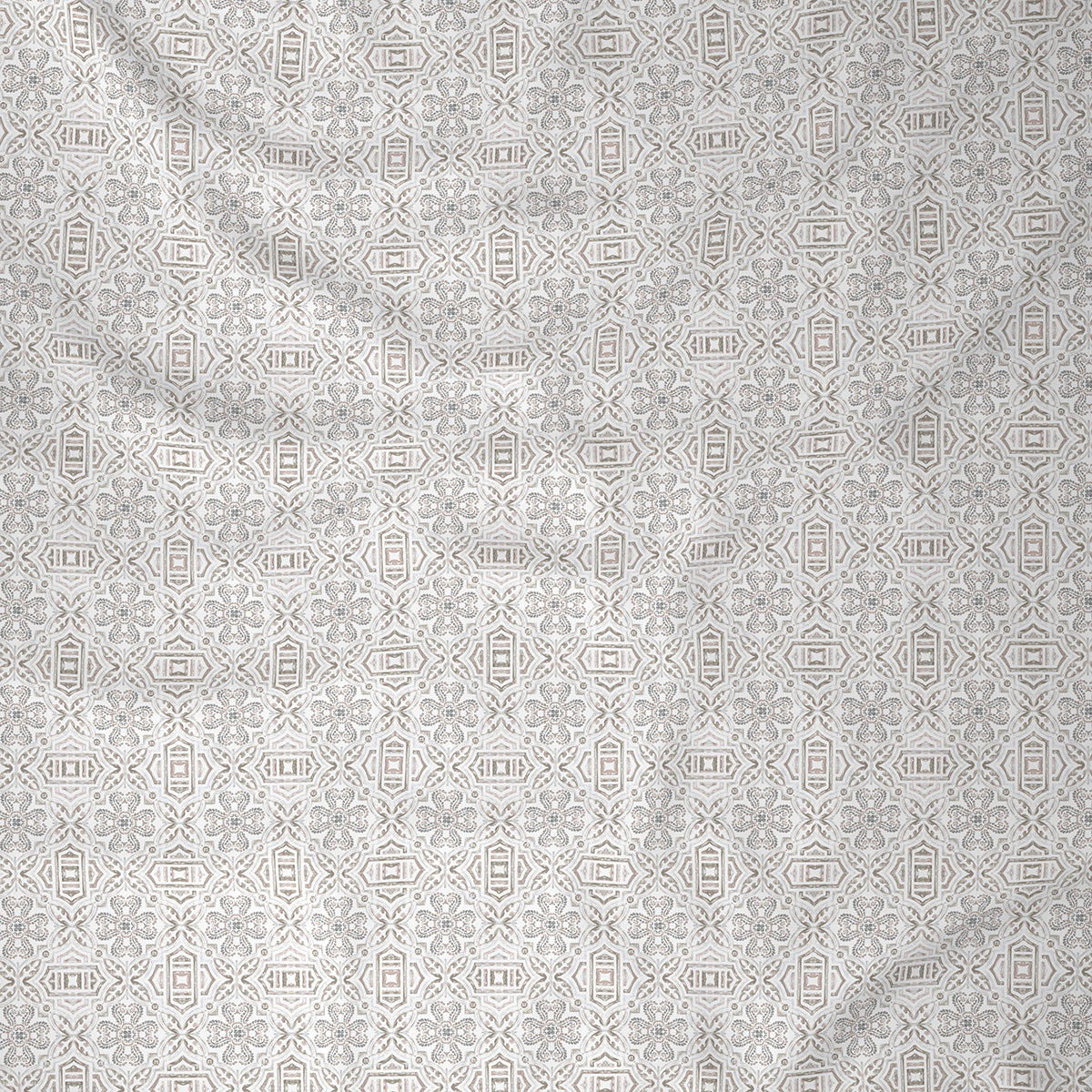 Hermosa Exotic Bouquet Kallie Neutral Bed Sheet with Pillow Case