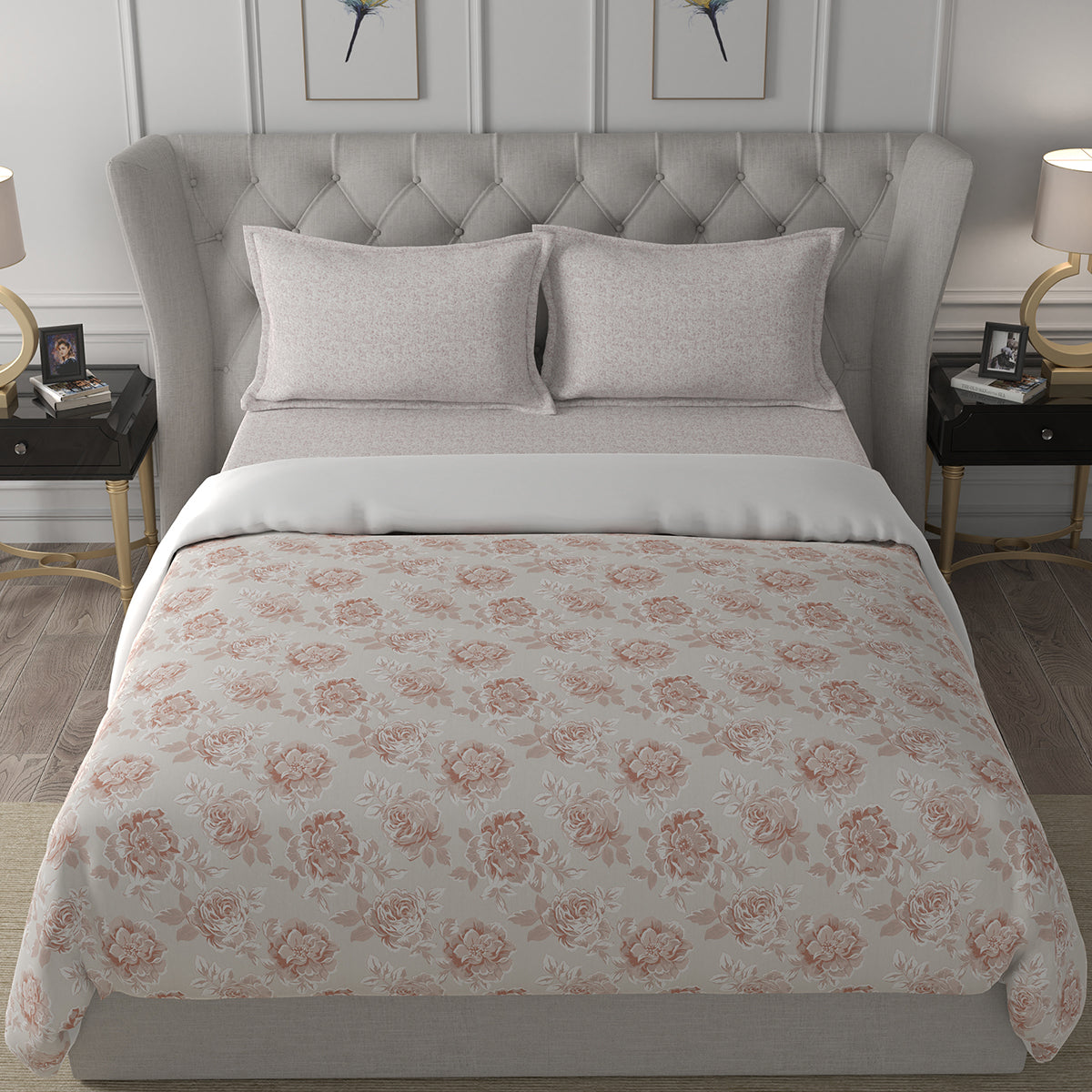 Backyard Patio Silvie Red 4 PC Quilt/Quilted Bed Cover Set