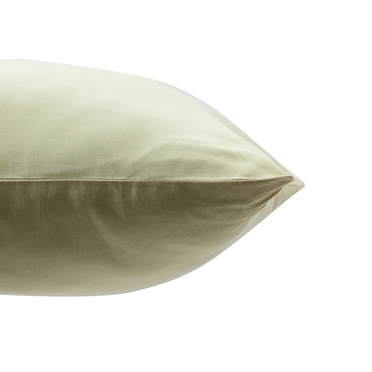 Eden Solid 100% Cotton Green 2PC Pillow Case Set