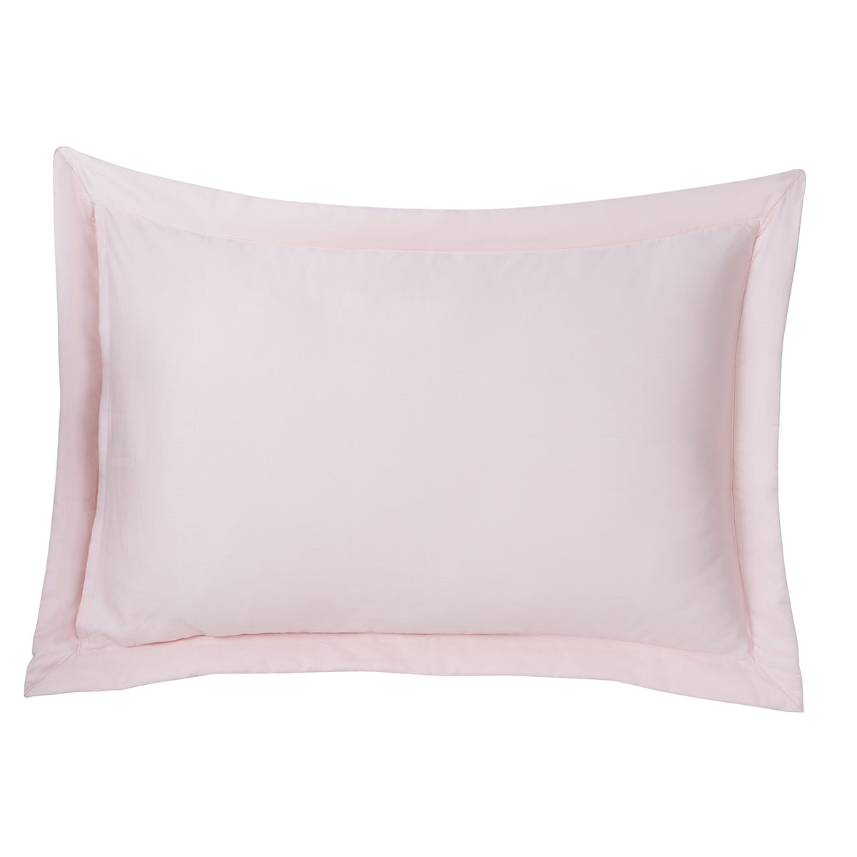 Tranquil Essence Cambric Lawn Quilted Peach 2 PC Pillow Sham Set