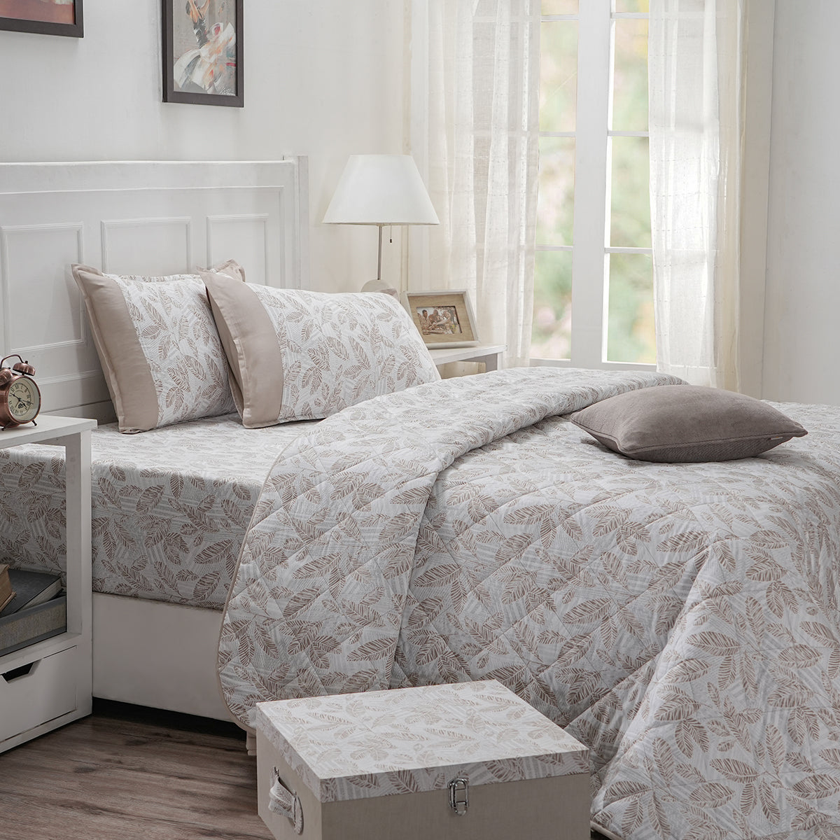 Optimist Bloom Tropical Texture 6PC Bed Box Set