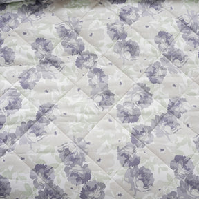 Royal Botanic Floret Blue 4PC Quilt/Quilted Bed Cover Set