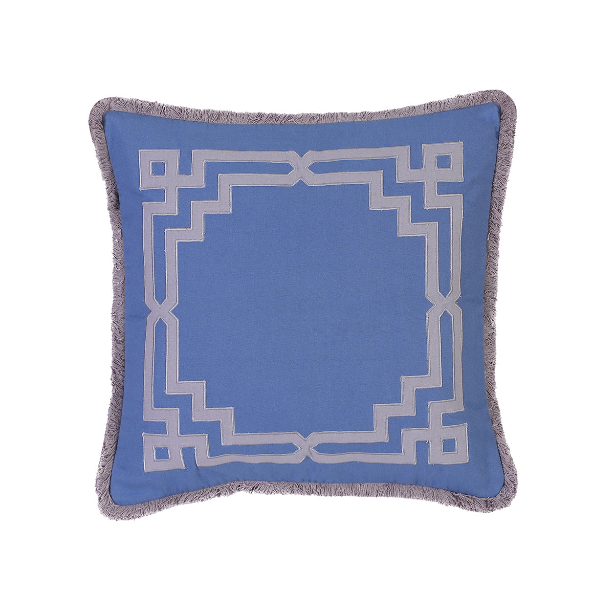 Utopian Regan Gantry Cross Embroidery Cotton Cushion Cover