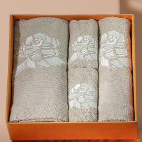 Florent Ultra-Soft And Highly Absorbant 450 GSM Cotton 5PC Bath Set