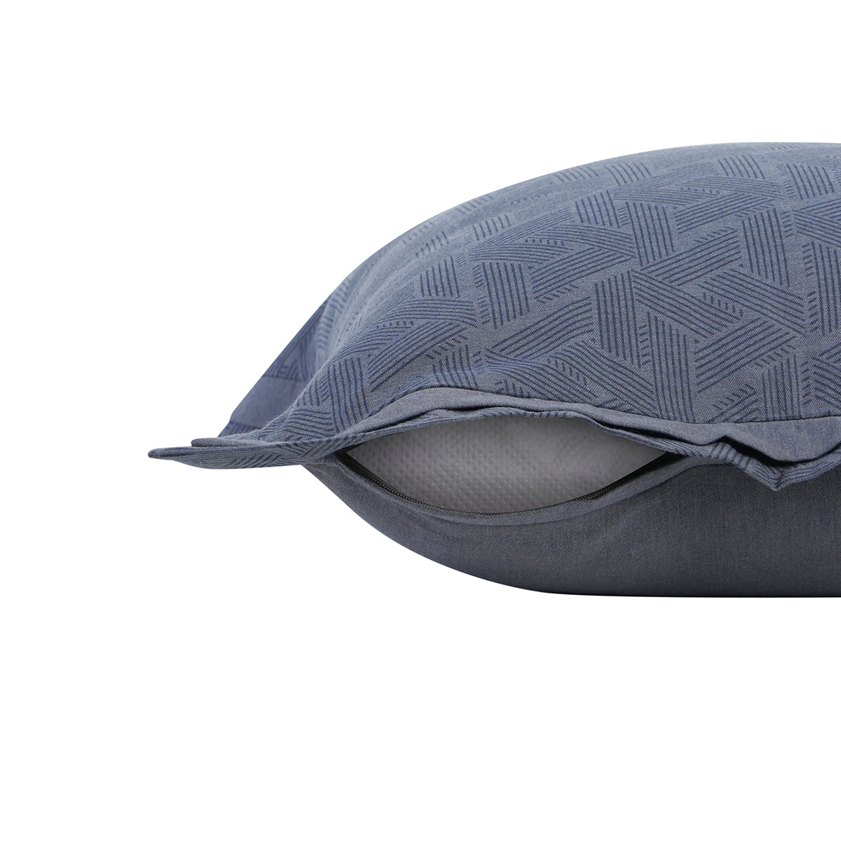 Inner City Made With Egyption Cotton Ultra Soft Blue Cushion Cover
