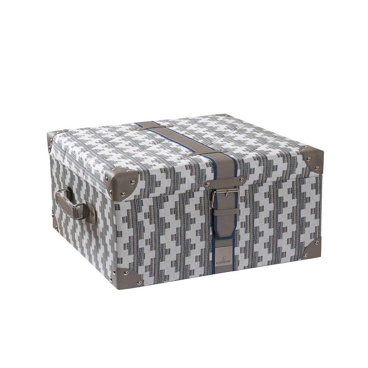 Whimsy Nature Twisty Melange Blue 8pcs Quilt/Quilted Bed Cover