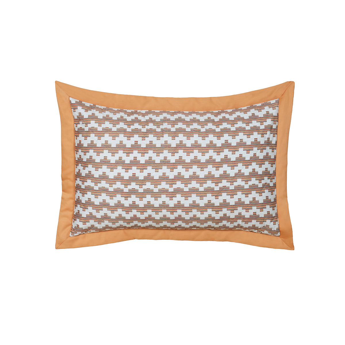 Whimsy Nature Twisty Melange Pillow Sham Set Rust