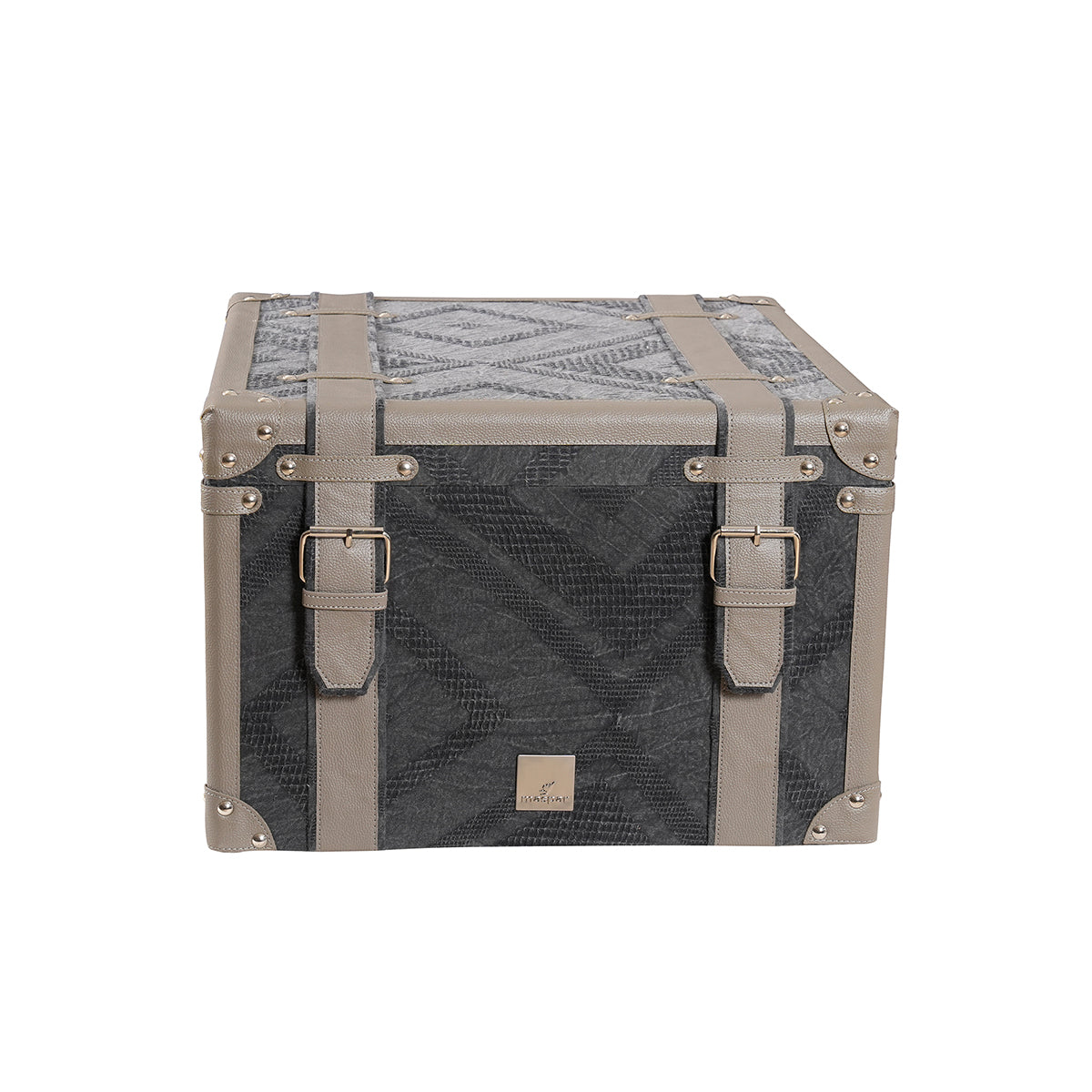 Rurban Elegance Argyl 11 pcs Quilt/Quilted Bed Cover Set Grey