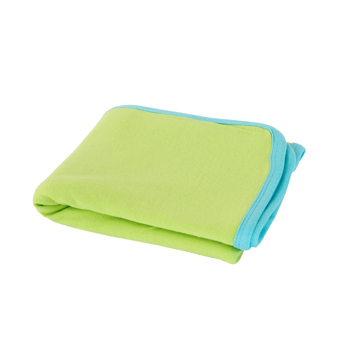 Little Maspar Solid Cotton Comfort Blanket Green