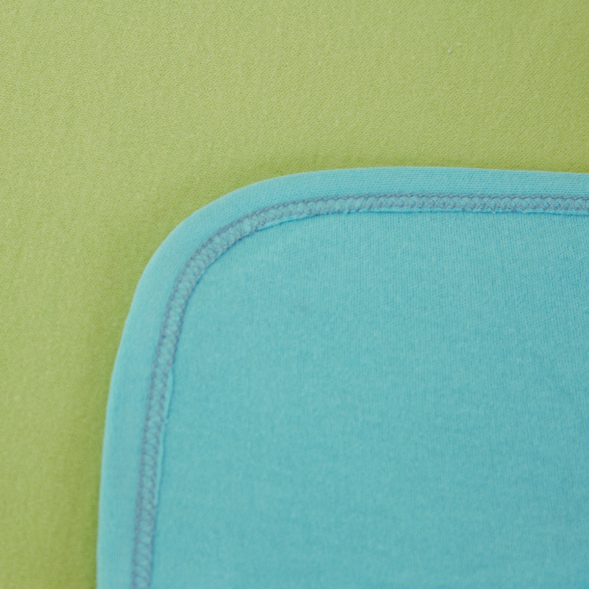 Little Maspar Solid Cotton Comfort Blanket Green
