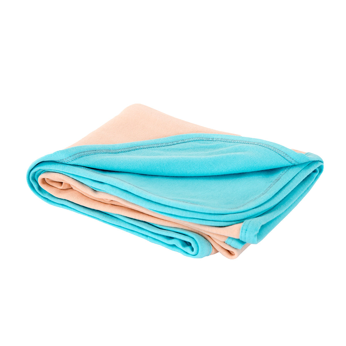 Little Maspar Solid Cotton Comfort Blanket Pink