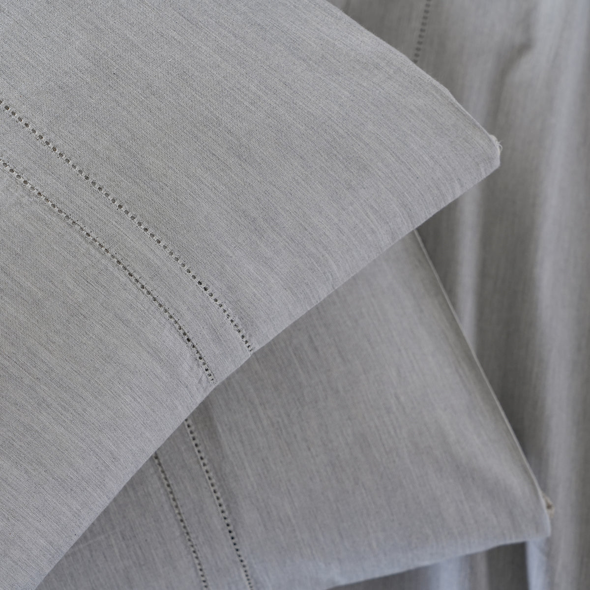 Emmie Made With Egyptian Cotton Ultra Soft Grey Bed Sheet