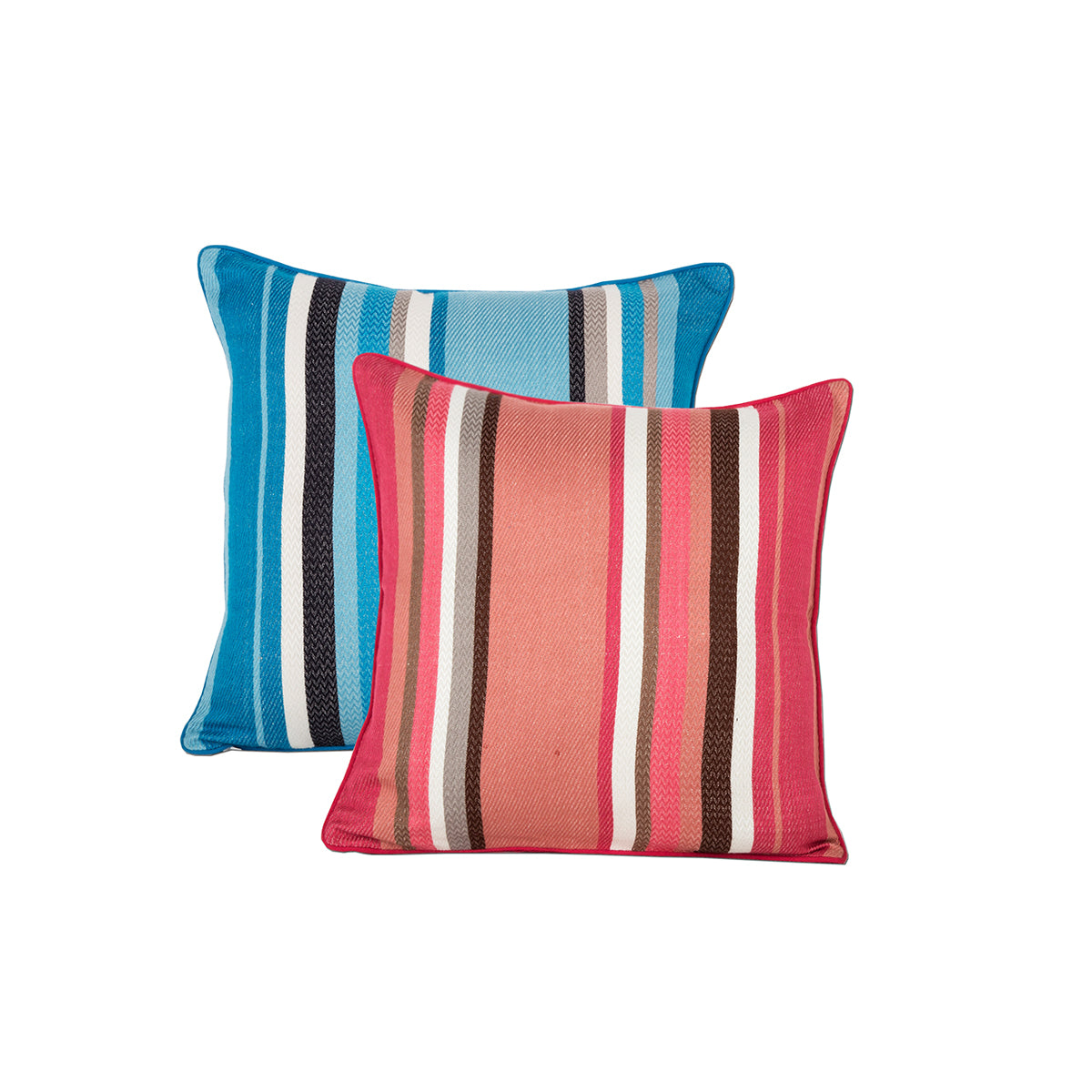 Hues Woven Medley Cushion Cover Red