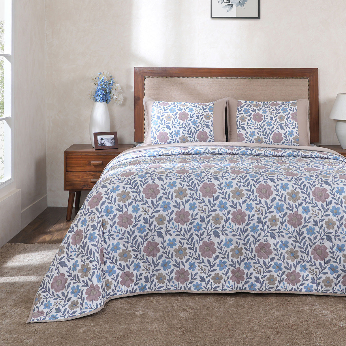 Hermosa Botanic Bloom Bloomscape 4Pcs Canyon Clay Quilt Set