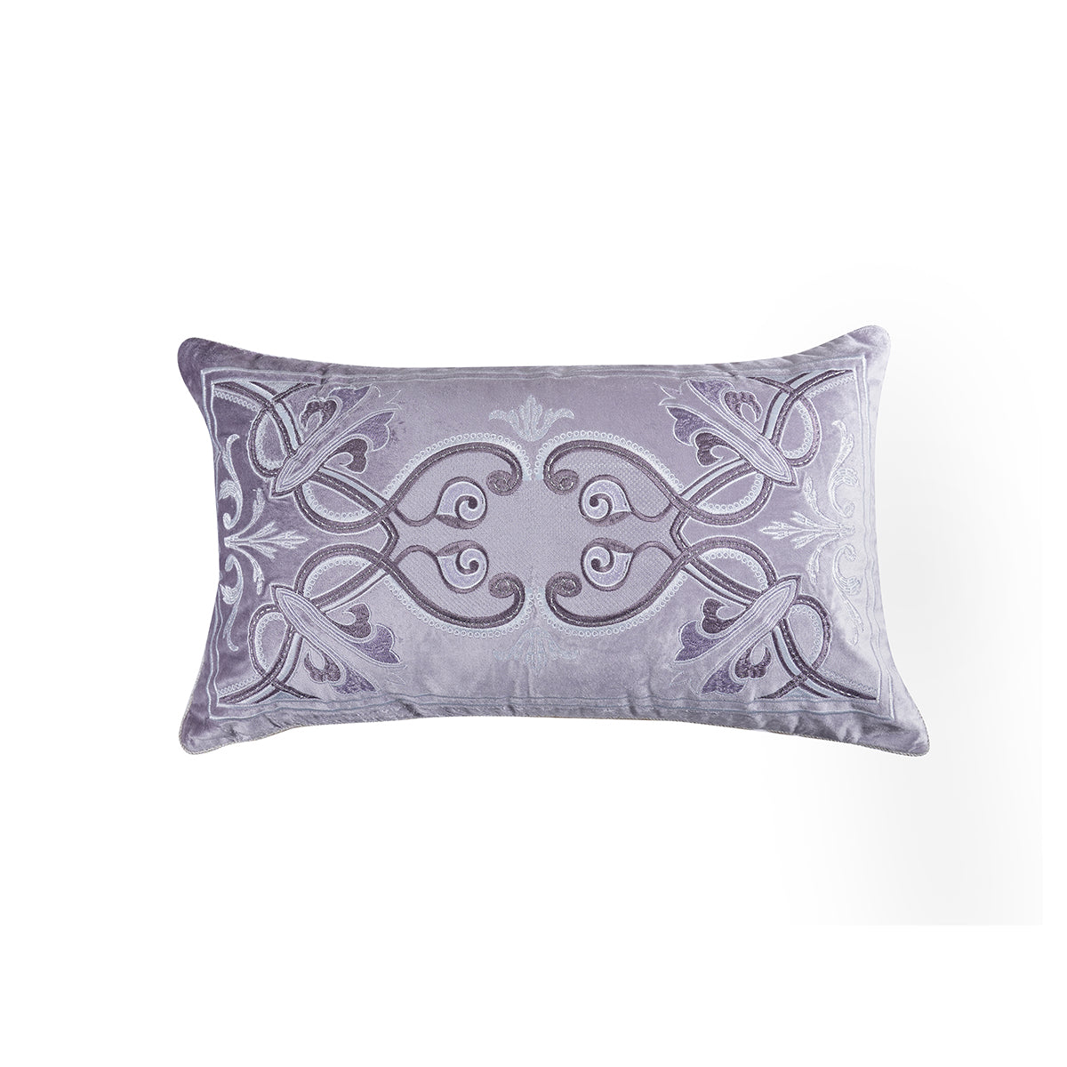 Ornamental Elegance Aurelian Cushion Cover Purple
