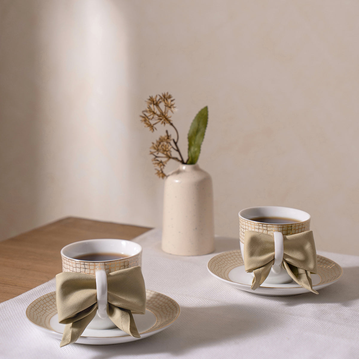 Slumber 100% Cotton Cocktail Napkin Set 20X20 CM Nomad