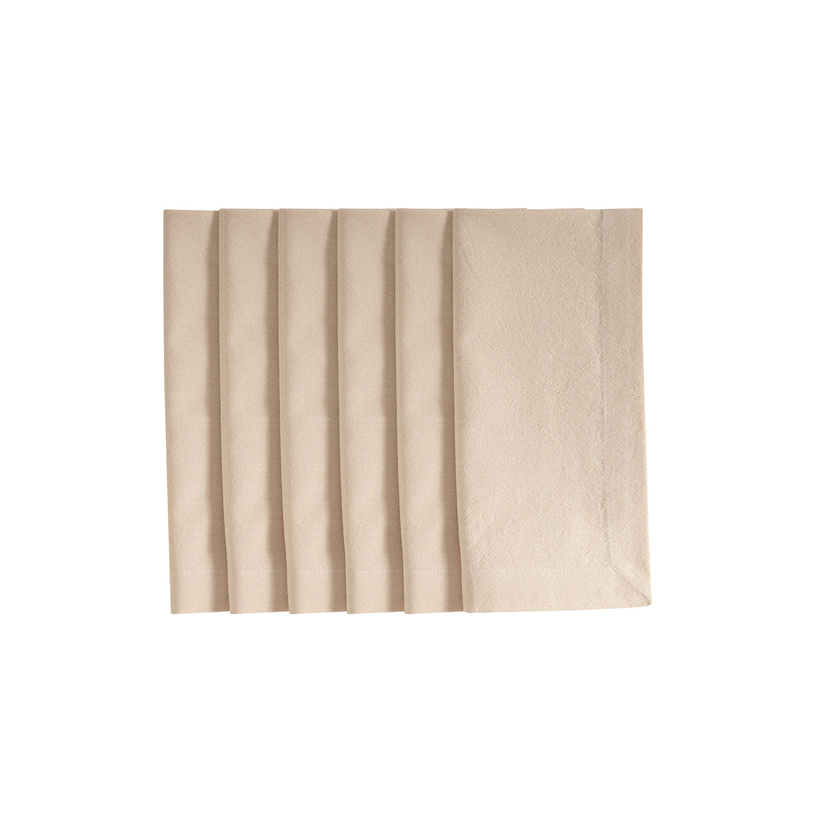 6 Pcs Napkin Set Vanilla Soft & Durable Maison