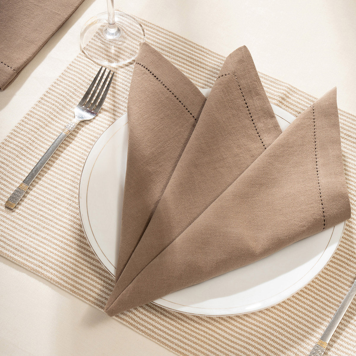 6 Pcs Napkin Set Chinchilla Soft & Durable Elysian