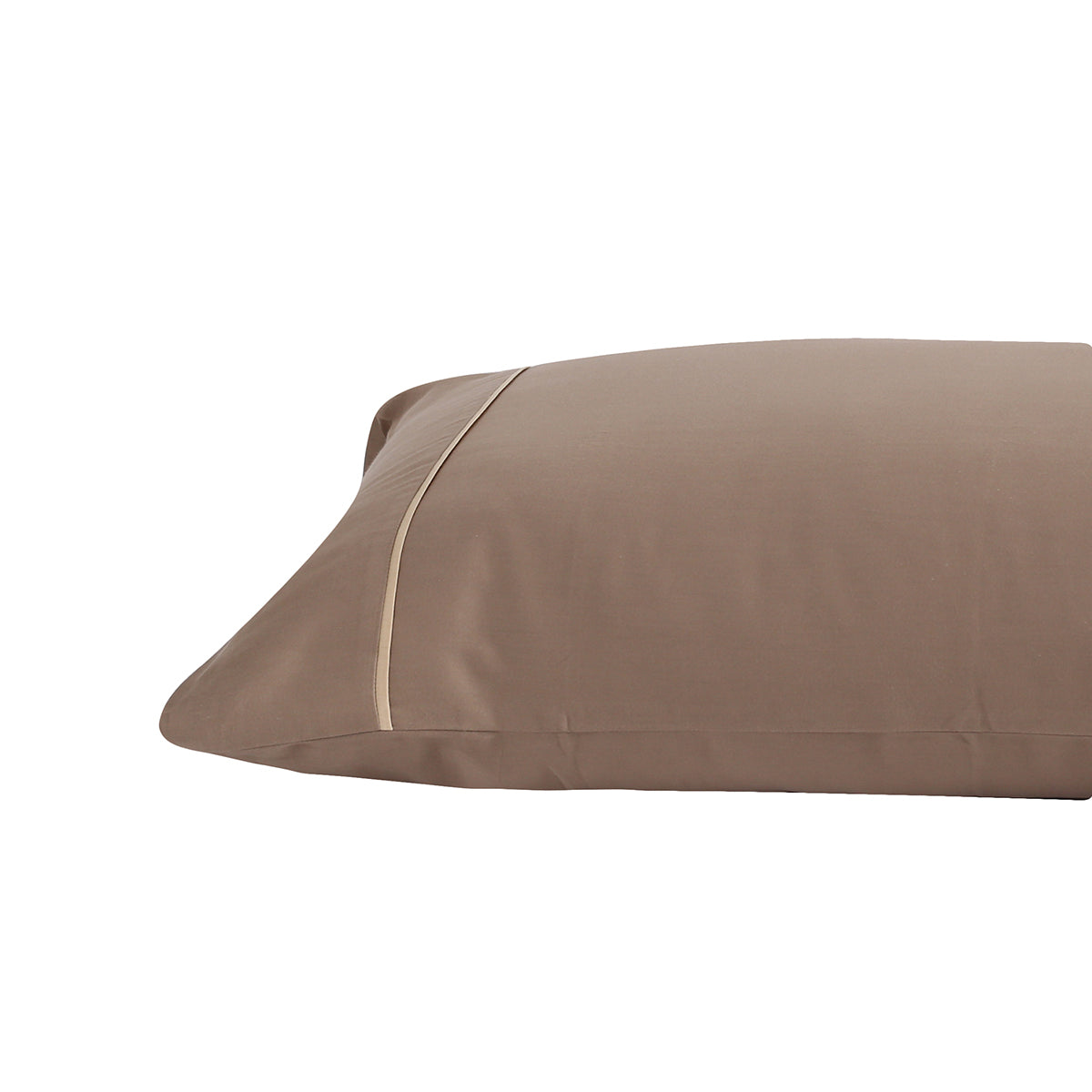 Viola-Simply Taupe Solid 2PC Pillow Case Set