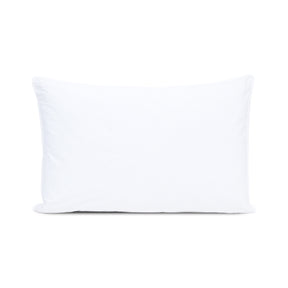 Frost 100% Cotton Solid Fabric White 1PC Pillow