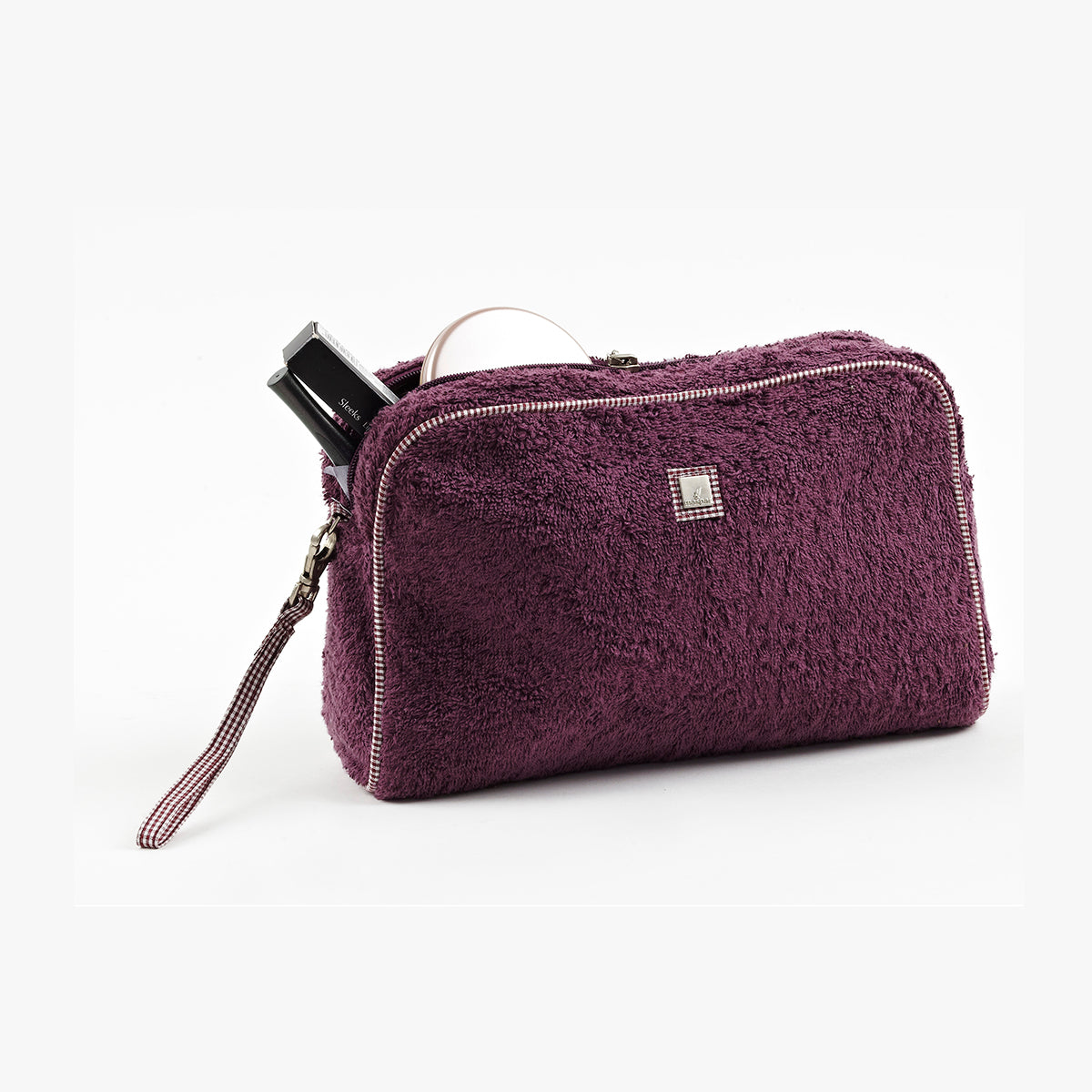 Maspar Terry Towel Toiletry Kit Purple