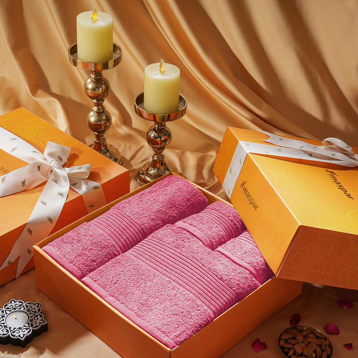Bath Set 5 Pcs Ideal For Gifting Jeneth Pink