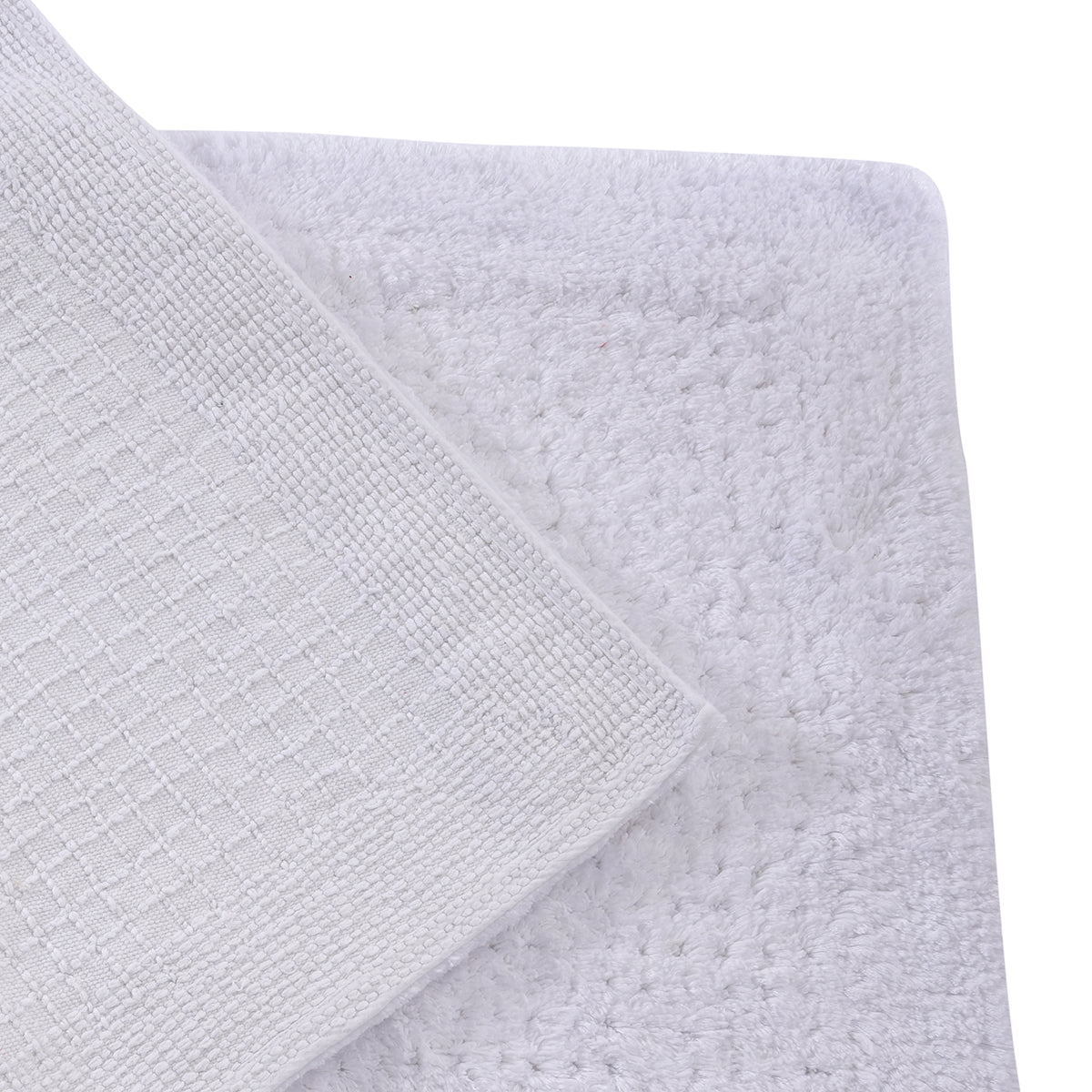 Ecolux Luxuriously soft and highly absorbent White Bath Mat