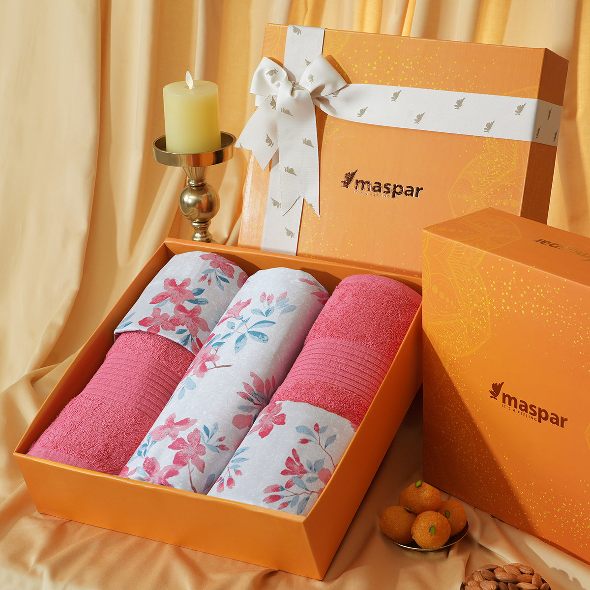 Bed Bath Set 6 Pcs Ideal For Gifting Wren Pink