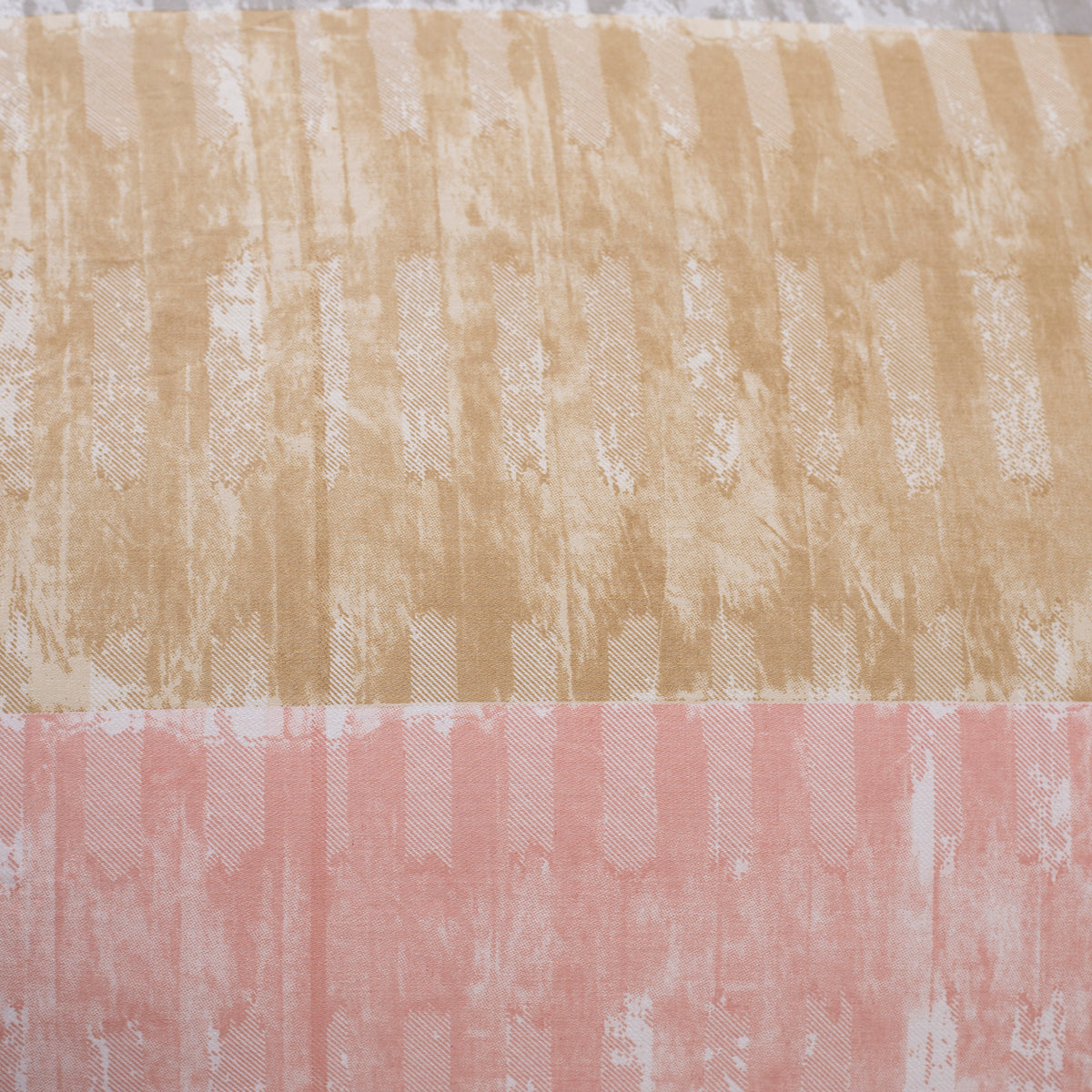 8PC Duvet Cover Set Global Atelier Streak Tint 100% Cotton Soft Peach