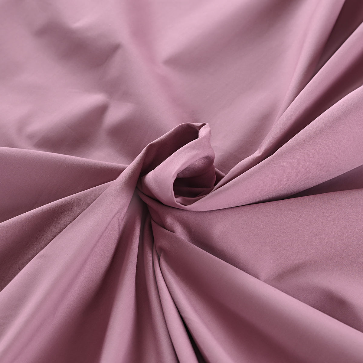 Slumber Plain Easy Care Percale 100% Cotton Dusky Orchid Crisp Bed Sheet With Pillow Case