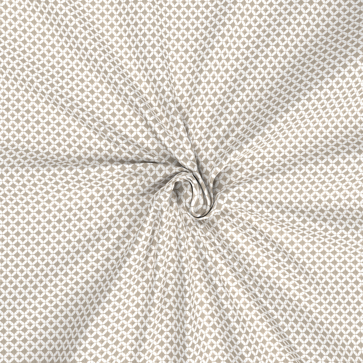 Hermosa Exotic Bouquet Elaine Neutral Bed Sheet with Pillow Case