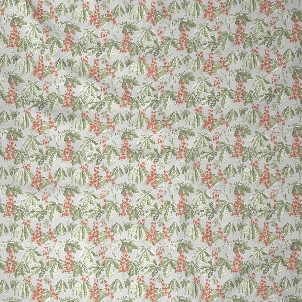 Backyard Patio Farmington Printed 100%Cotton Red Bed Sheet with Pillow Case