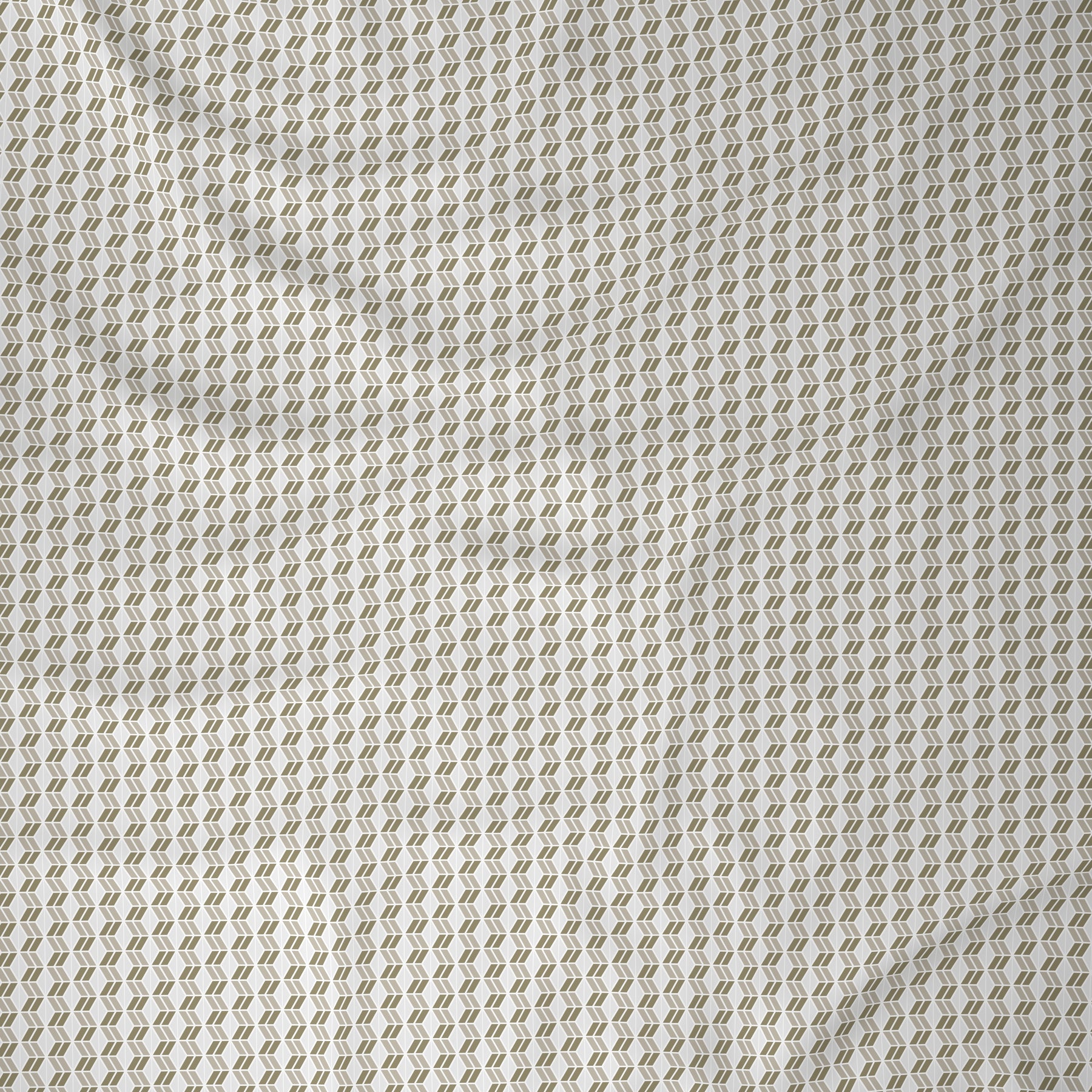 Backyard Patio Morris Printed 100%Cotton Beige Bed Sheet with Pillow Covers