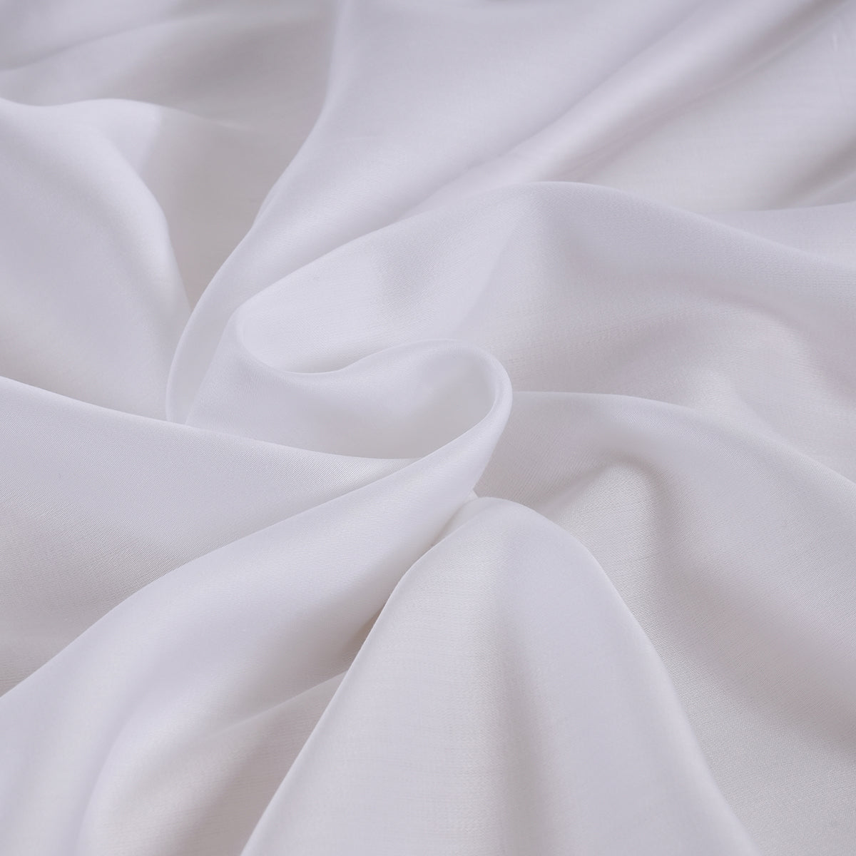 Vintage Noemi Solid 100% Tencelâ„¢ White Bed Sheet With Pillow Case
