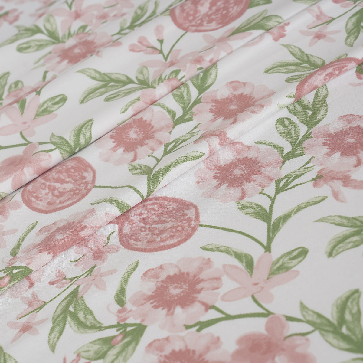 Sensory Bloom Blooming Petals 100% Cotton Pink Bed Sheet with Pillow Case