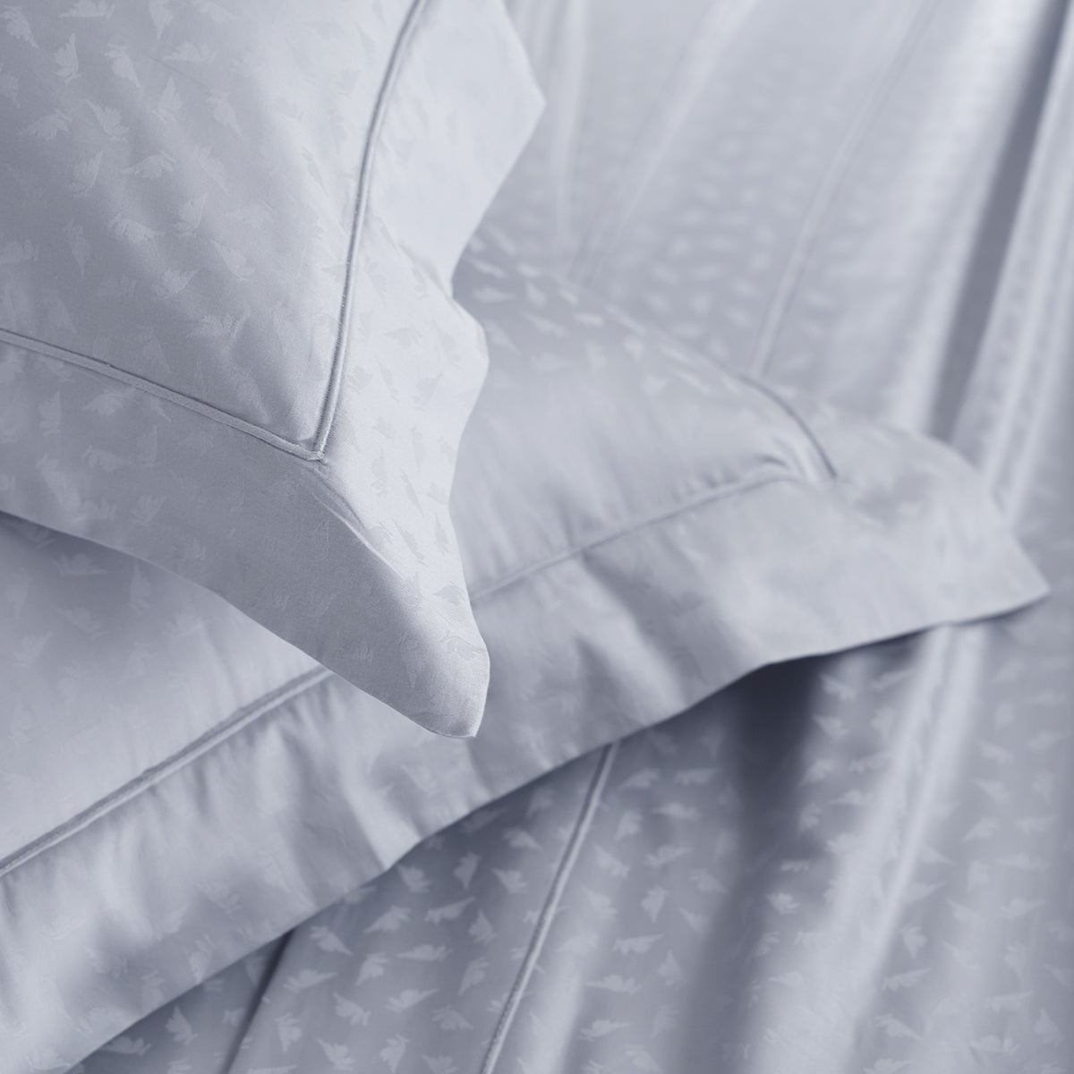 Maspar Leaf Self Jacquard 100% Cotton Ultra Soft Bed Sheet with Pillow Case
